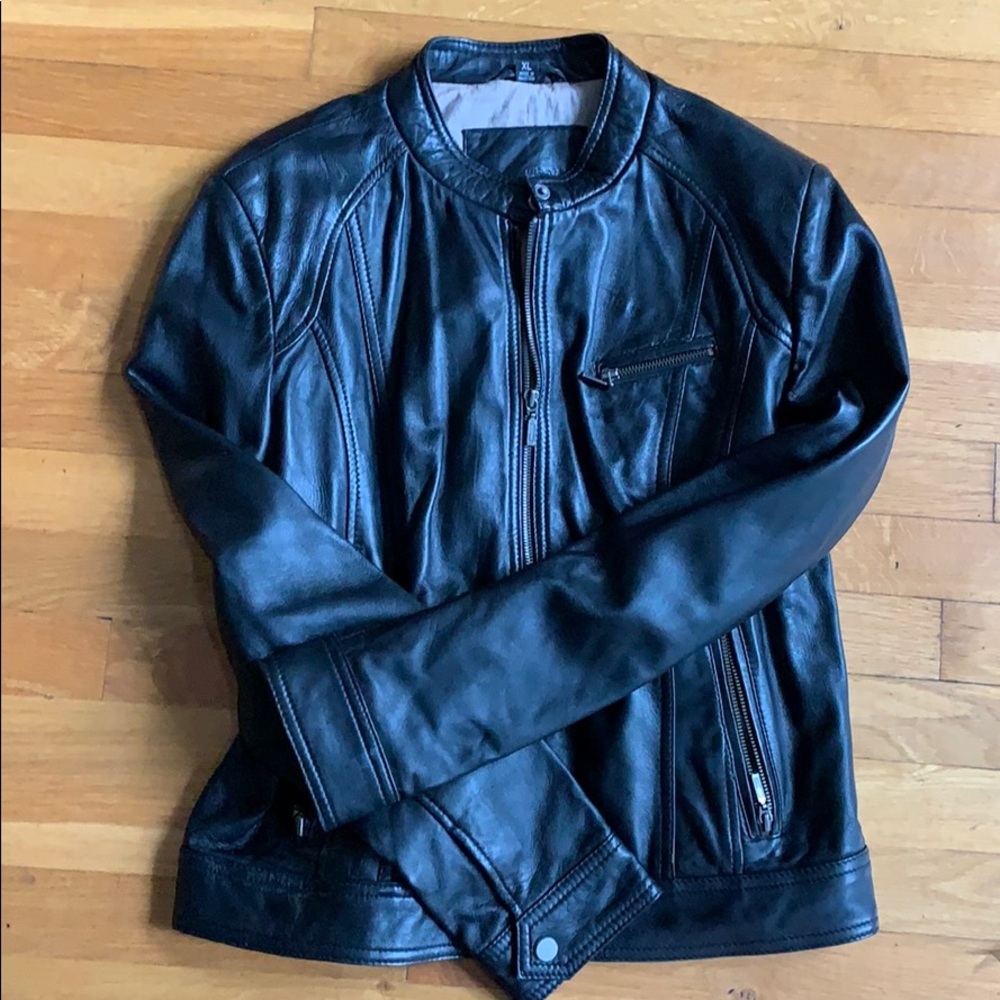 Whetblu women’s leather moto motorcycle jacket